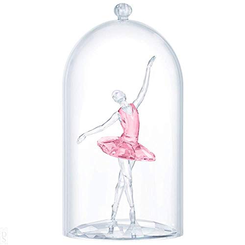 Swarovski 5428649 Ballerina unter Glasglocke Figurine, Kristall, Mehrfarbig hell, 10,1 x 6,9 x 6,9 cm von Swarovski