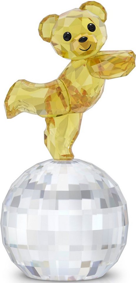 Swarovski Dekofigur Kristallfigur Discokugel Kris Bär auf in die Disco, 5639875 (1 St), Swarovski® Kristall von Swarovski