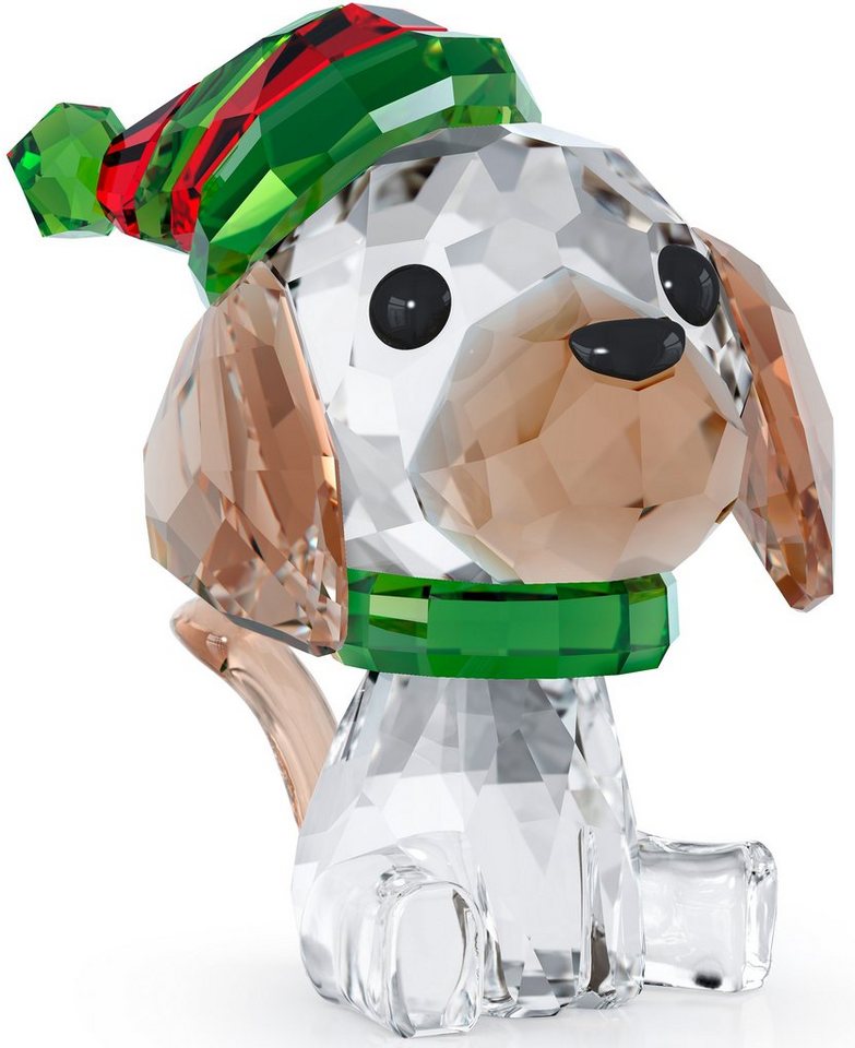 Swarovski Dekofigur Kristallfigur Hund Holiday Cheers Beagle, 5625856 (1 St), Swarovski® Kristall von Swarovski