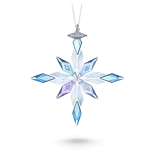 Swarovski Die Eiskönigin 2 Schneeflocken Ornament, Dekoration aus Strahlenden Swarovski Kristallen zum Aufhängen von Swarovski