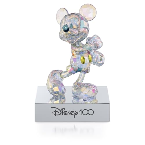 Swarovski Disney100 Mickey Mouse, Disney-Figur aus Mehrfarbigem, Strahlendem Swarovski Kristall von Swarovski