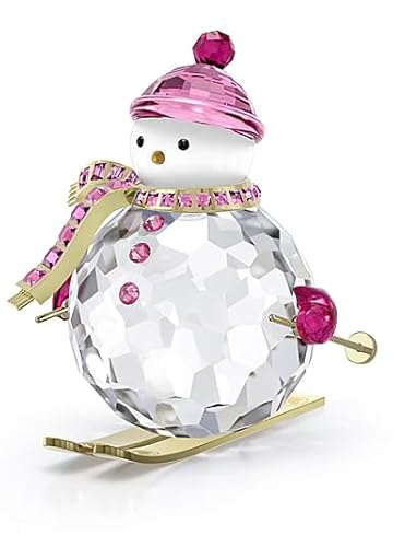 Swarovski Holiday Cheers Dulcis Schneemann, Rosa von Swarovski