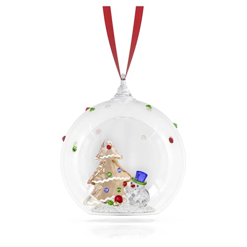 Swarovski Holiday Cheers Baum und Schneemann Weihnachtskugel von Swarovski