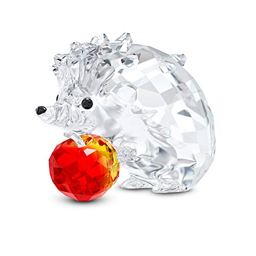 Swarovski Igel mit Apfel, Weiß/Rot, 2.9 x 2.5 x 3.7 cm von Swarovski