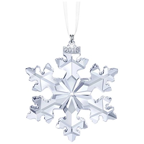 Swarovski Jahresedition 2016 Ornamente Alljährliche Verzierung durchsichtig von Swarovski
