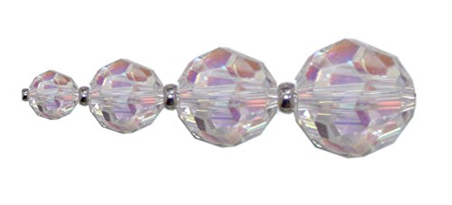 Swarovski Perlen rund 4mm • 12 Stück Glasschliffperlen • viele Farben zur Auswahl (Crystal AB) von Swarovski