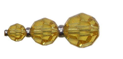 Swarovski Perlen rund 4mm • 12 Stück Glasschliffperlen • viele Farben zur Auswahl (Light Topaz) von Swarovski