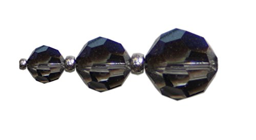 Swarovski Perlen rund 4mm • 12 Stück Glasschliffperlen • viele Farben zur Auswahl (crystal met. blue) von Swarovski