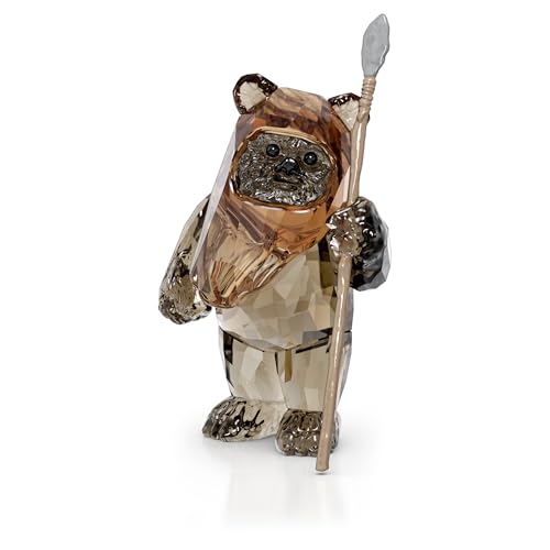 Swarovski Star Wars Ewok Wicket, Kristallfigur für Star Wars Fans in Brillantem Kristall von Swarovski