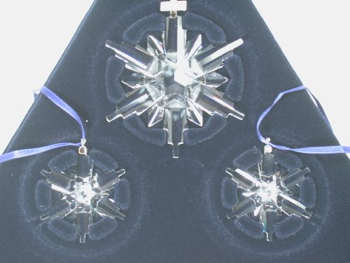 Swarovski Sterne-Set 2006 Christmas-Ornament Set of 3 - 860748 von Swarovski