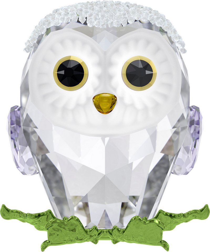 Swarovski Tierfigur Dekofigur Kristallfigur Sammelfigur Idyllia Baby Eule (1 St), Swarovski® Kristall von Swarovski
