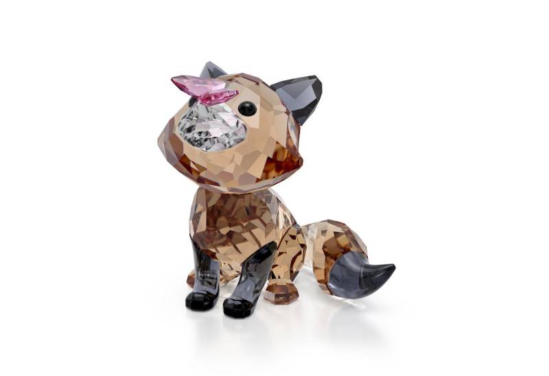 Swarovski Tierfigur Kristallfigur Sammelfigur Idyllia Fuchs und Schmetterling, (1 St) von Swarovski
