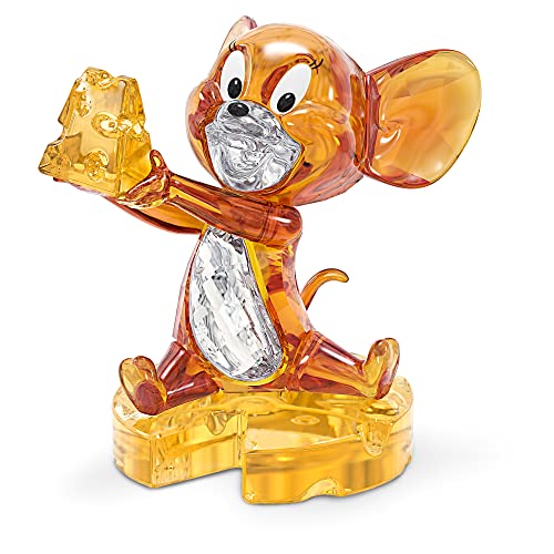 Swarovski Tom und Jerry - Jerry, Ikonische Kristallfigur für Fans des TV-Cartoons in Brillantem Kristall von Swarovski