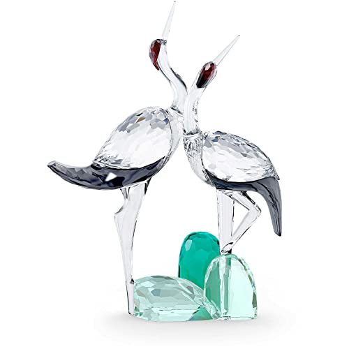 Swarovski Unter den singenden Kranichen der Blue Mountains Figur aus Kristallen Mehrfarbig, Größe: 17,7cm x 13cm x 4,1cm, 5557819 von Swarovski