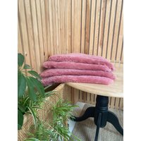 Candy Pink Kurzwolle Shearling, Echtes Schaffell, 70 X 90cm von Swedishdalahorse