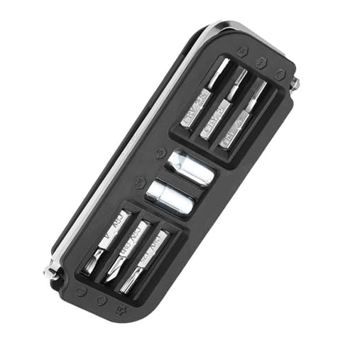 10 in 1 Fahrrad Multi-Tool Stahl Radfahren Kombination Wartung Werkzeug Multifunktions Sechskantschlüssel Bit Steckschlüssel-Set Mountainbike Set von Sweeaau