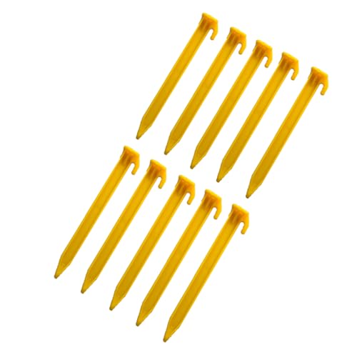 10 x Heringe für den Außenbereich, robuste Zeltheringe, Erdspieß für Vordächer, Camping, Wandern, Strandzubehör, Anker-Haken 10 x Heringe für den Außenbereich, robuste Zeltheringe, Erdspieß für Vordächer, Camping, Wandern, Strandzubehör, Anker-Haken von Sweeaau