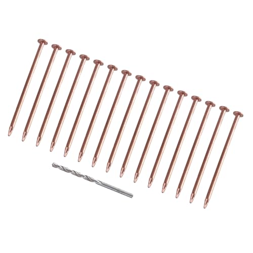 15 Stück reine Kupfernägel zum Töten von Bäumen, Baumstumpfentfernung, Baumkiller, einfach zu bedienen, zum Entfernen von Massen, Hardware-Nägeln 15 Stück reine Kupfernägel zum Töten von Bäumen, Baumstumpfentfernung, Baumkiller, einfach zu bedienen, zum Entfernen von Massen, Hardware-Nägeln von Sweeaau
