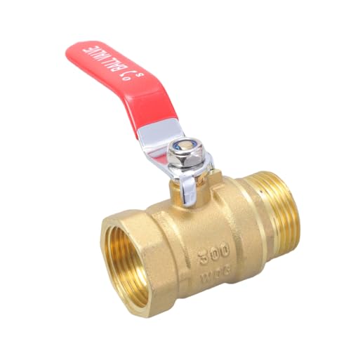 2.5 cm Außengewinde Anschluss Messing Kugelhähne Wasserrohr Fitting Absperrventile Wasserverteiler Schalter Messing Kugel 2.5 cm Außengewinde Anschluss Messing Kugelhähne Wasserrohr Fitting Absperrventile Wasserverteiler Schalter Messing Kugel von Sweeaau