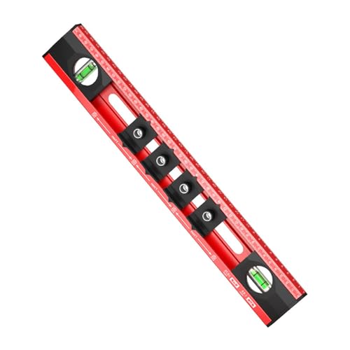 40 cm Aluminium-Elektriker-Nivellierwerkzeug mit verstellbaren Markierungen für die Installation der Steckdose und präzise Ausrichtung, präzises Nivellierinstrument von Sweeaau
