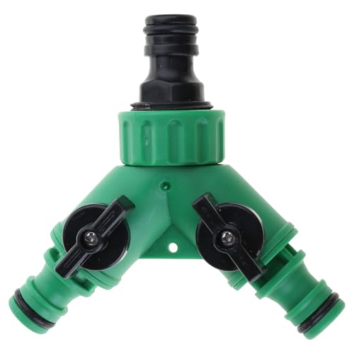 ABS 3-Wege-Schlauchverbinder mit Schaltern Ventilen geeignet für präzise Durchflusskontrollen, Gartenbewässerung, Bewässerungssysteme, Wasserabzweigungen von Sweeaau