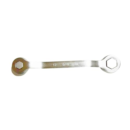 Doppelseitiger Sechskantschlüssel, Werkzeug, Handwerkzeug, 17 mm/24 mm, passend für Motorrad-Reparaturen, Haltbarkeit, Zuhause und Garage, legierter Stahlschlüssel Doppelseitiger Sechskantschlüssel, Werkzeug, Handwerkzeug, 17 mm/24 mm, passend für Motorrad-Reparaturen, Haltbarkeit, Zuhause und Garage, legierter Stahlschlüssel von Sweeaau