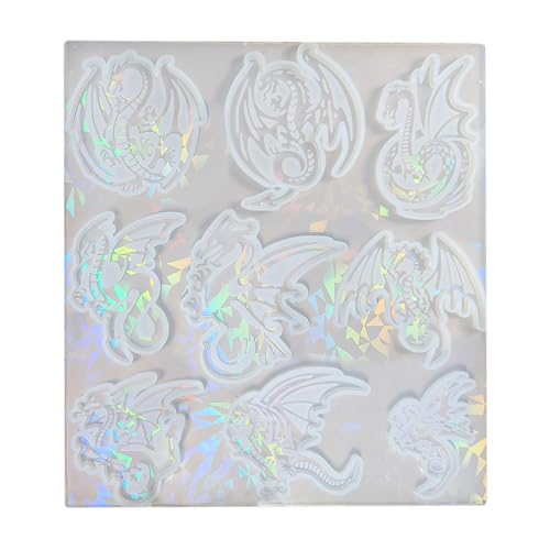 Drachen-Silikonform für die Herstellung von Schlüsselanhängern, Schmuck, Anhängern zu Hause, Formen zum Basteln von Drachen-Anhängern, Schmuck, Epoxidharz Drachen-Silikonform für die Herstellung von Schlüsselanhängern, Schmuck, Anhängern zu Hause, Formen zum Basteln von Drachen-Anhängern, Schmuck, Epoxidharz von Sweeaau