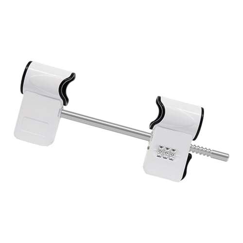 Easy Installs Türsicherung für französische Türen und Terrassen, 3-stelliger Code, Metallkonstruktion, Doppeltür Easy Installs Türsicherung für französische Türen und Terrassen, 3-stelliger Code, Metallkonstruktion, Doppeltür von Sweeaau