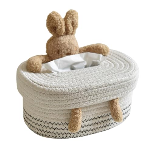 Eleganter Taschentuch-Organizer aus Baumwolle, effektiver Tischtuchbehälter für Schlafsäle mit schönem Bär oder Kaninchen, kreativer Tisch-Organizer Eleganter Taschentuch-Organizer aus Baumwolle, effektiver Tischtuchbehälter für Schlafsäle mit schönem Bär oder Kaninchen, kreativer Tisch-Organizer von Sweeaau