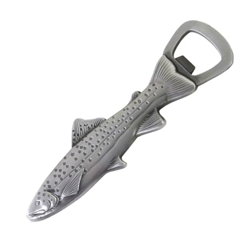 Flaschenöffner in Fischform aus Edelstahl für Bier und Kaltgetränke, leicht zu greifendes Werkzeug, geeignet für den Heim- und Außenbereich, Fischform-Flaschenöffner von Sweeaau
