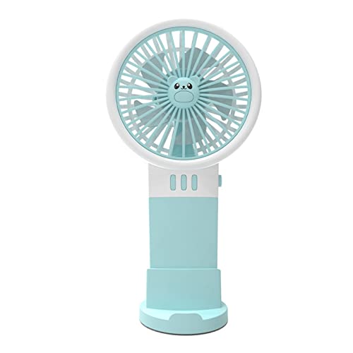 Handventilator, 2 x AA batteriebetriebener Ventilator mit Handyständer, Tasche, persönlich, für Büro oder Zuhause, leichter Schreibtisch-Telefonständer Handventilator, 2 x AA batteriebetriebener Ventilator mit Handyständer, Tasche, persönlich, für Büro oder Zuhause, leichter Schreibtisch-Telefonständer von Sweeaau