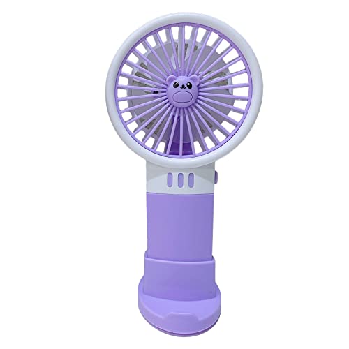 Handventilator, 2 x AA batteriebetriebener Ventilator mit Handyständer, Tasche, persönlich, für Büro oder Zuhause, leichter Schreibtisch-Telefonständer Handventilator, 2 x AA batteriebetriebener Ventilator mit Handyständer, Tasche, persönlich, für Büro oder Zuhause, leichter Schreibtisch-Telefonständer von Sweeaau