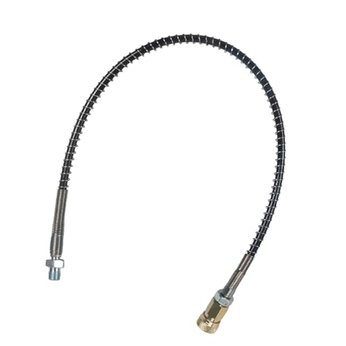 Hochdruckschlauch mit Federumwicklung, 50,8 cm lang, M10 x 1 Außengewinde zum Nachfüllen von Luft, 300 bar, 4500 psi Pumpen, Hochdruckschlauch von Sweeaau