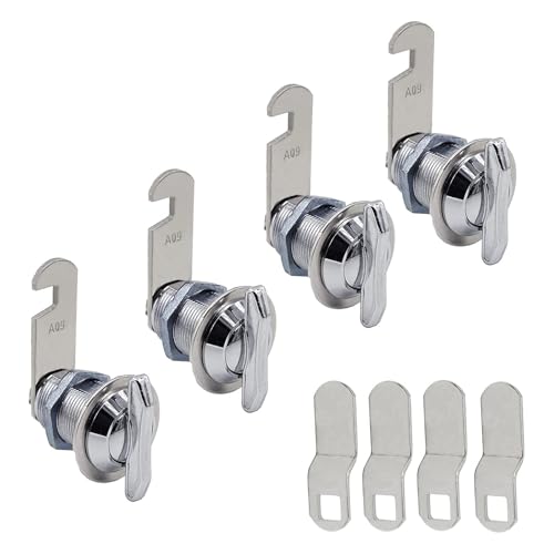 Keyless Riegel mit Daumenknauf, 2,5 cm, versetzter Stahl, Daumenbedienung, Schrank für Schrank, Briefkasten, Schublade, versetzte Nocken Keyless Riegel mit Daumenknauf, 2,5 cm, versetzter Stahl, Daumenbedienung, Schrank für Schrank, Briefkasten, Schublade, versetzte Nocken von Sweeaau