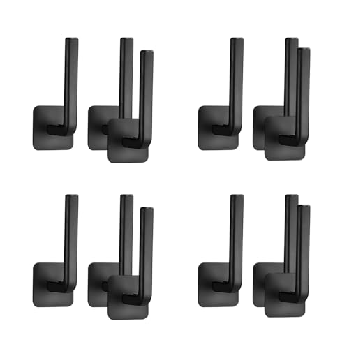 L-förmiger Hutaufhänger, Baseballkappen-Halter, Wandmontage, Stoffaufhänger, Haken für Mantel, Handtücher, Kleidung, selbstklebender Huthalter L-förmiger Hutaufhänger, Baseballkappen-Halter, Wandmontage, Stoffaufhänger, Haken für Mantel, Handtücher, Kleidung, selbstklebender Huthalter von Sweeaau