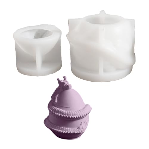Multifunktionale Basisformen, Bastelformen, Eierform, Kerzenständer, Silikon-Blumentopf für Kerzenständer, Silikon-Epoxid-Form von Sweeaau