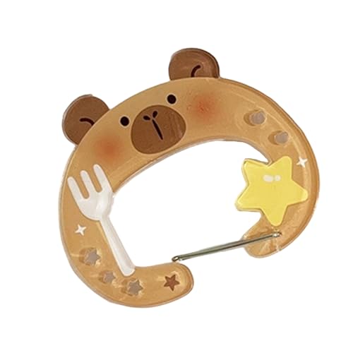 Multifunktionaler Acrylhalter mit Capybaras Designs für Studenten Erwachsene Tragbare Haken Sichere Materialien Acryl Halter von Sweeaau