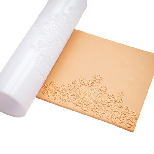 Prägewalze aus Ton für handgefertigte Ohrringe, eleganter Schmuck, Bastelzubehör, praktische Textur, Nudelholz, Frühlingsblumenton, Stanzwerkzeug Prägewalze aus Ton für handgefertigte Ohrringe, eleganter Schmuck, Bastelzubehör, praktische Textur, Nudelholz, Frühlingsblumenton, Stanzwerkzeug von Sweeaau