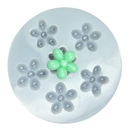 Premium-Silikonform für Schmuckherstellung mit 6 Blumen-Designs, Rosen-, Gänseblümchen-, Tannenzapfenform, hochtemperaturbeständig, leicht zu lösen, zarte Silikonformen Premium-Silikonform für Schmuckherstellung mit 6 Blumen-Designs, Rosen-, Gänseblümchen-, Tannenzapfenform, hochtemperaturbeständig, leicht zu lösen, zarte Silikonformen von Sweeaau