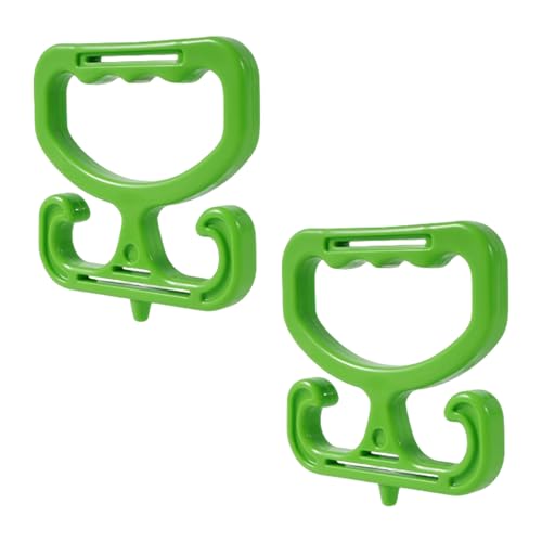 Robuster Einkaufstaschenhalter, ergonomischer Griff, unterstützt bis zu 45 kg für einfaches Tragen schwerer Gegenstände und den täglichen Gebrauch, Handzugentlastungsgriff von Sweeaau
