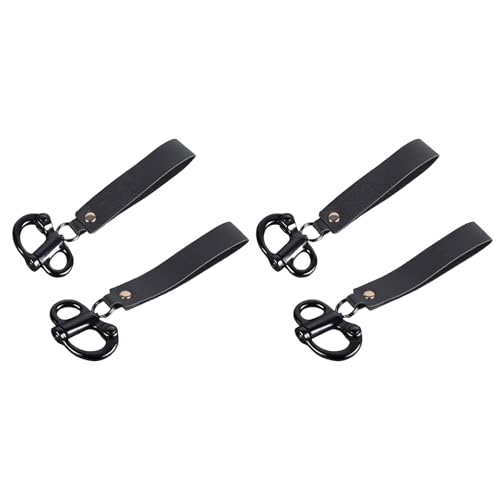 Schnellspanner-Clip-Schäkel für SCBA-Feuerwehr-Zubehör, stabiler Edelstahl mit Ledergriff, Kletterausrüstungsschäkel Schnellspanner-Clip-Schäkel für SCBA-Feuerwehr-Zubehör, stabiler Edelstahl mit Ledergriff, Kletterausrüstungsschäkel von Sweeaau