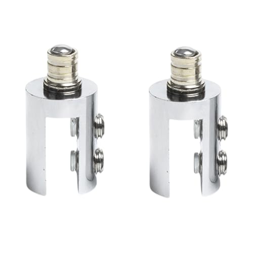 Set mit 2 stilvollen und funktionalen Glasscharnieren für Vitrinen und Trennwände, aus stabilen Messingmaterialien, Türscharniere Set mit 2 stilvollen und funktionalen Glasscharnieren für Vitrinen und Trennwände, aus stabilen Messingmaterialien, Türscharniere von Sweeaau