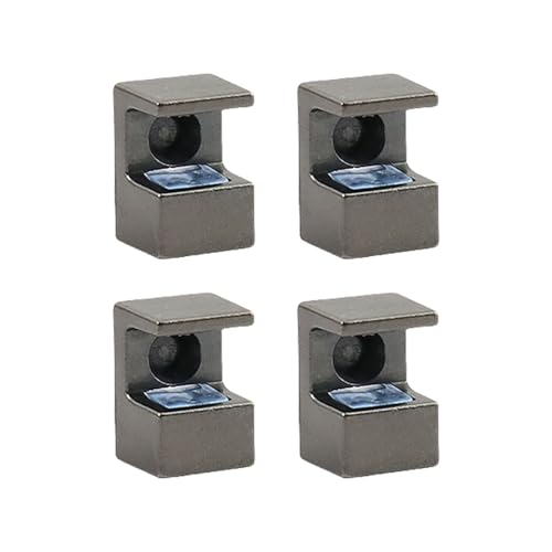 Set mit 4 verstellbaren Glasklemmen, Zinklegierung, Materialien für 10 12 mm Paneele mit sicheren Feststellschrauben, Klemmen Set mit 4 verstellbaren Glasklemmen, Zinklegierung, Materialien für 10 12 mm Paneele mit sicheren Feststellschrauben, Klemmen von Sweeaau