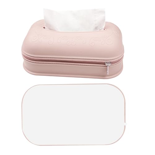 Silikon-Tücherbox-Halter aus hochelastischen, lebensmittelechten Materialien für einfache Reinigung und die meisten Heimdekorationen, Büro-Schreibtisch-Organizer von Sweeaau