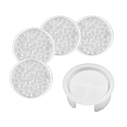 Silikonform für Epoxidharz, mit Aufbewahrungsbox, quadratisch, rund, für Harzguss, Tassenmatte, Heimdekoration, Kunstharzform-Set, Silikon, 5 Stück Silikonform für Epoxidharz, mit Aufbewahrungsbox, quadratisch, rund, für Harzguss, Tassenmatte, Heimdekoration, Kunstharzform-Set, Silikon, 5 Stück von Sweeaau
