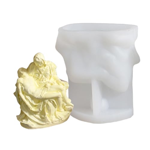 Silikonform für Jungfrau Mutter und Kind, flexibel, antihaftbeschichtet, für einfaches Herauslösen, für handgefertigte und religiöse Herstellung von Sweeaau
