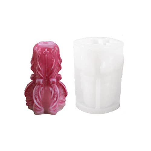 Silikonform mit Blumenmotiv, antihaftbeschichtet, leicht zu entformen, für Seife, Gips, Ornamente, Kuchen, Fondant, Schokolade, Säulenformen zur Herstellung von Metallsäulenformen aus Silikon Silikonform mit Blumenmotiv, antihaftbeschichtet, leicht zu entformen, für Seife, Gips, Ornamente, Kuchen, Fondant, Schokolade, Säulenformen zur Herstellung von Metallsäulenformen aus Silikon von Sweeaau