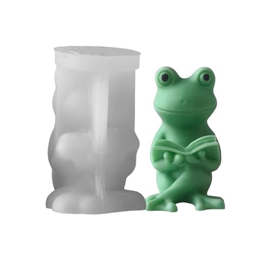 Silikonform mit Cartoon-Fröschen für Süßigkeitendekorationen, Seifen- und Kuchenherstellung, Bastelseife, Schokoladenformen für Tisch, einfaches Entformen, Silikonform Silikonform mit Cartoon-Fröschen für Süßigkeitendekorationen, Seifen- und Kuchenherstellung, Bastelseife, Schokoladenformen für Tisch, einfaches Entformen, Silikonform von Sweeaau