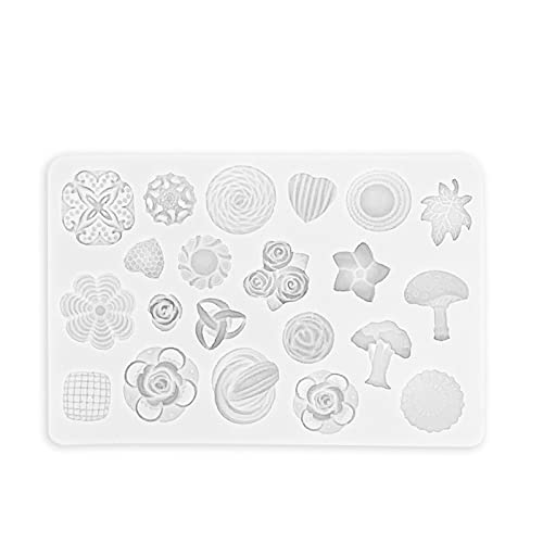 Silikonform mit Rosenblüten, Herz, Schokolade, Liebe, Herz, Seife, Backformen, Silikonformen Silikonform mit Rosenblüten, Herz, Schokolade, Liebe, Herz, Seife, Backformen, Silikonformen von Sweeaau