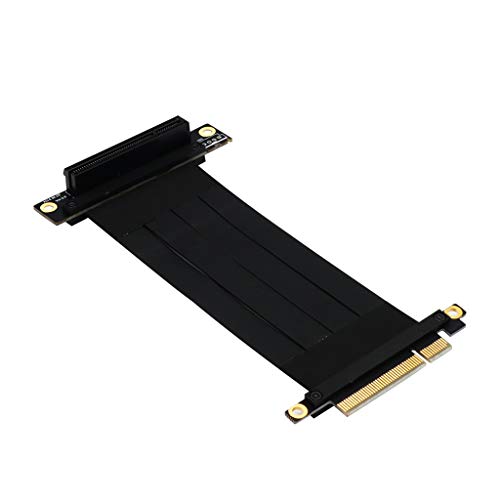 Sweeaau 20 cm PCI-E 8X Verlängerungskabel Express PCIe Extender Adapter Kabel Anschlusskabel 90 Grad Adapter Sweeaau 20 cm PCI-E 8X Verlängerungskabel Express PCIe Extender Adapter Kabel Anschlusskabel 90 Grad Adapter von Sweeaau